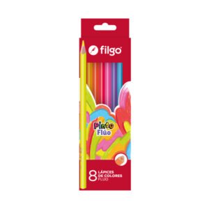 Lápiz de color Pinto Fluo x8 Filgo