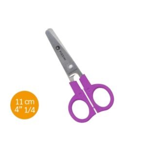 Tijera Escolar Pizzini 11cm Punta Redonda PS50