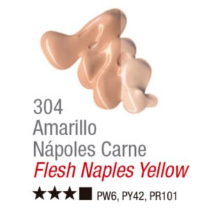 Oleo Acrilex x20ml 304 Amarillo Napoles Carne