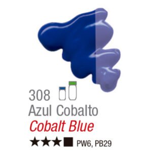 Oleo Acrilex x20ml 308 Azul Cobalto