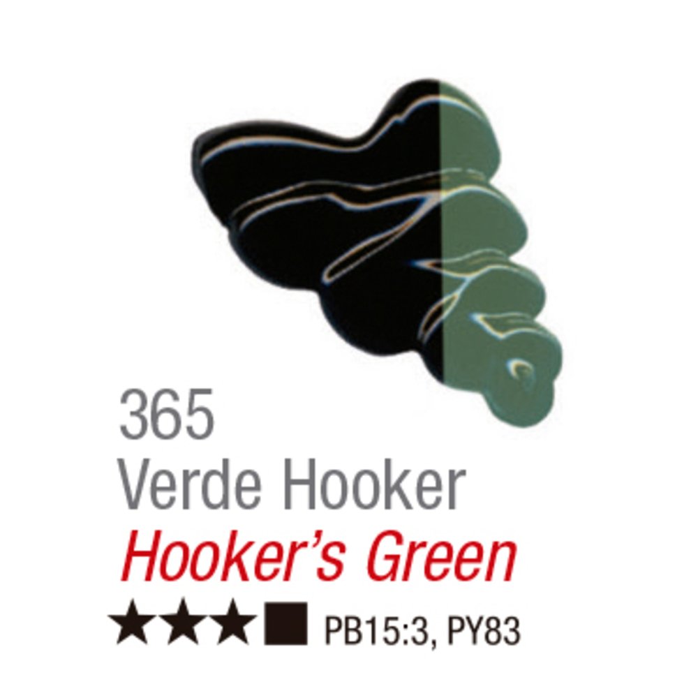 Oleo Acrilex x20ml 365 Verde Hooker