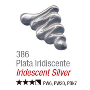 Oleo Acrilex x20ml 386 Plata Iridiscente