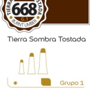 Oleo Alba x18ml Grupo 1 668 Tierra Sombra Tostada