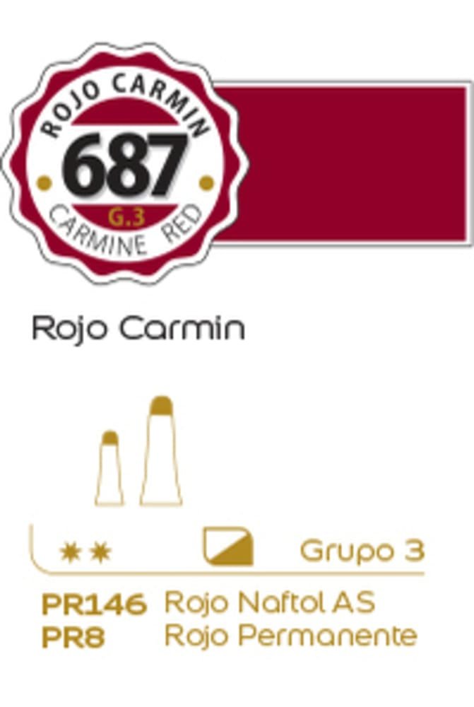 Oleo Alba x18ml Grupo 3 Rojo Carmesi - Imagen 2