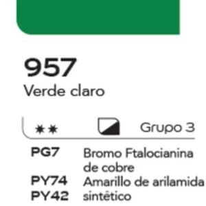 Acuarela Alba 10ml G3 957 Verde Claro