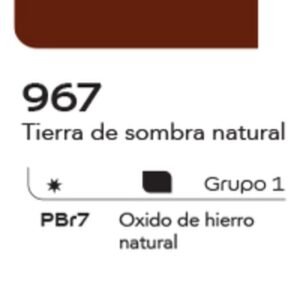 Acuarela Alba 10ml G1 967 Tierra de Sombra Natural