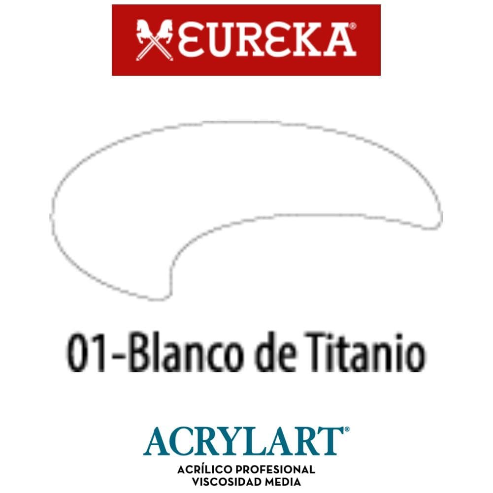 Acrilico Eureka x120ml 01 Blanco