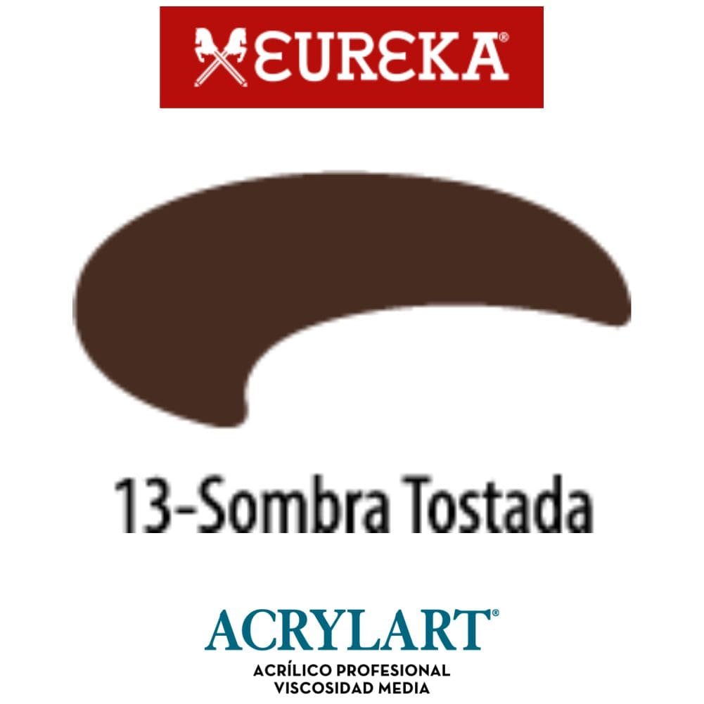 Acrilico Eureka x250ml 13 Sombra Tostada