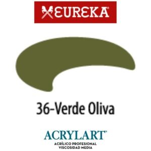 Acrilico Eureka x650ml 36 Verde Oliva