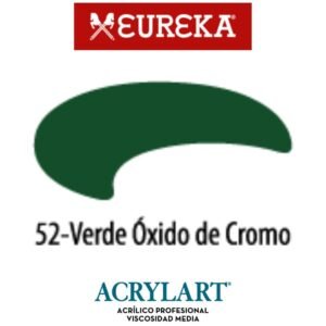 Acrilico Eureka x120ml 52 Verde Oxido de Cromo
