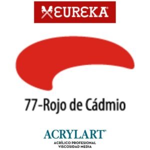 Acrilico Eureka x120ml 77 Rojo de Cadmio