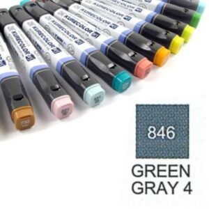 Marcador Kurecolor 846 Verde Gris 4