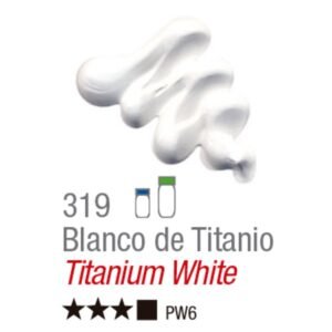 Oleo Acrilex x20ml 319 Blanco de Titanio