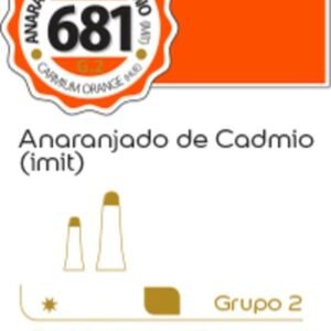 Oleo Alba x60ml Grupo 2 681 Naranja Cadmio Imitacion