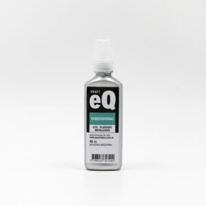 Pintura Dimensional EQ 40cc 010 Plateado Metalizado