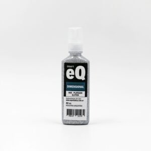 Pintura Dimensional EQ 40cc 065 Plateado Glitter