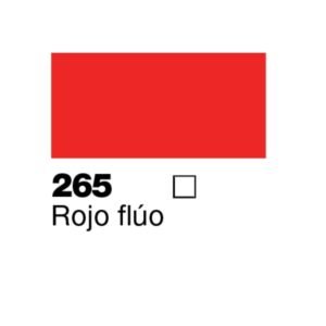 Acrilico AD 60ml 265 Rojo Fluo