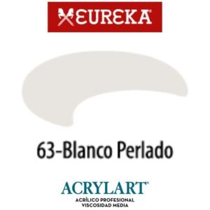 Acrilico Eureka x250ml 63 Blanco Perlado