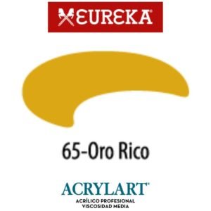 Acrilico Eureka x250ml 65 Oro Rico
