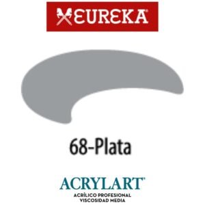 Acrilico Eureka x250ml 68 Plata