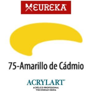 Acrilico Eureka x250ml 75 Amariilo de Cadmio