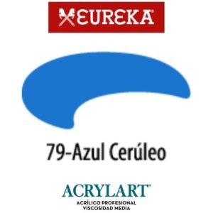 Acrilico Eureka x250ml 79 Azul Ceruleo