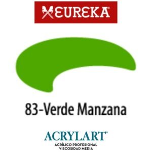 Acrilico Eureka x250ml 83 Verde Manzana