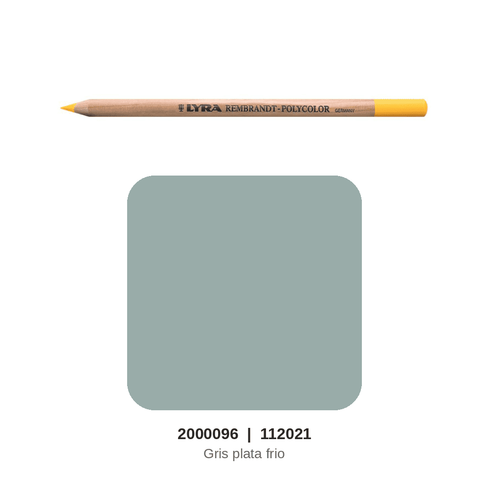 LAPIZ LYRA POLYCLR(096)SILVER GREY